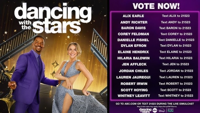 dancing with the stars voting